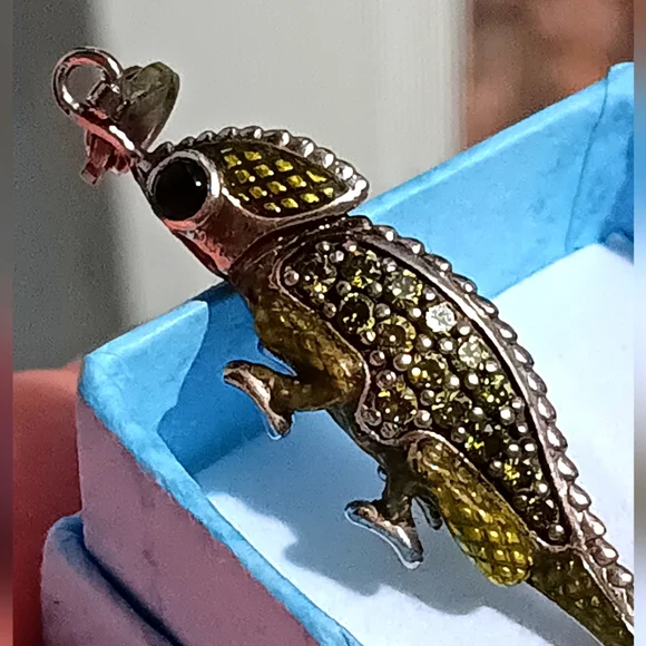 Thomas Sabo Chameleon Large Pendant Sterling Silver Cubic Zirconia
